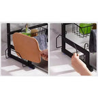 Escorredor de Louça Sobre a Pia em Aço Inoxidável