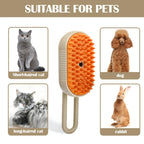 Steam Brush Cat Brush Cats Vaporizer Pet Hair Brush Remover Pets Cleaning Steamy Spray Massage Comb 3in1 Grooming Supplies