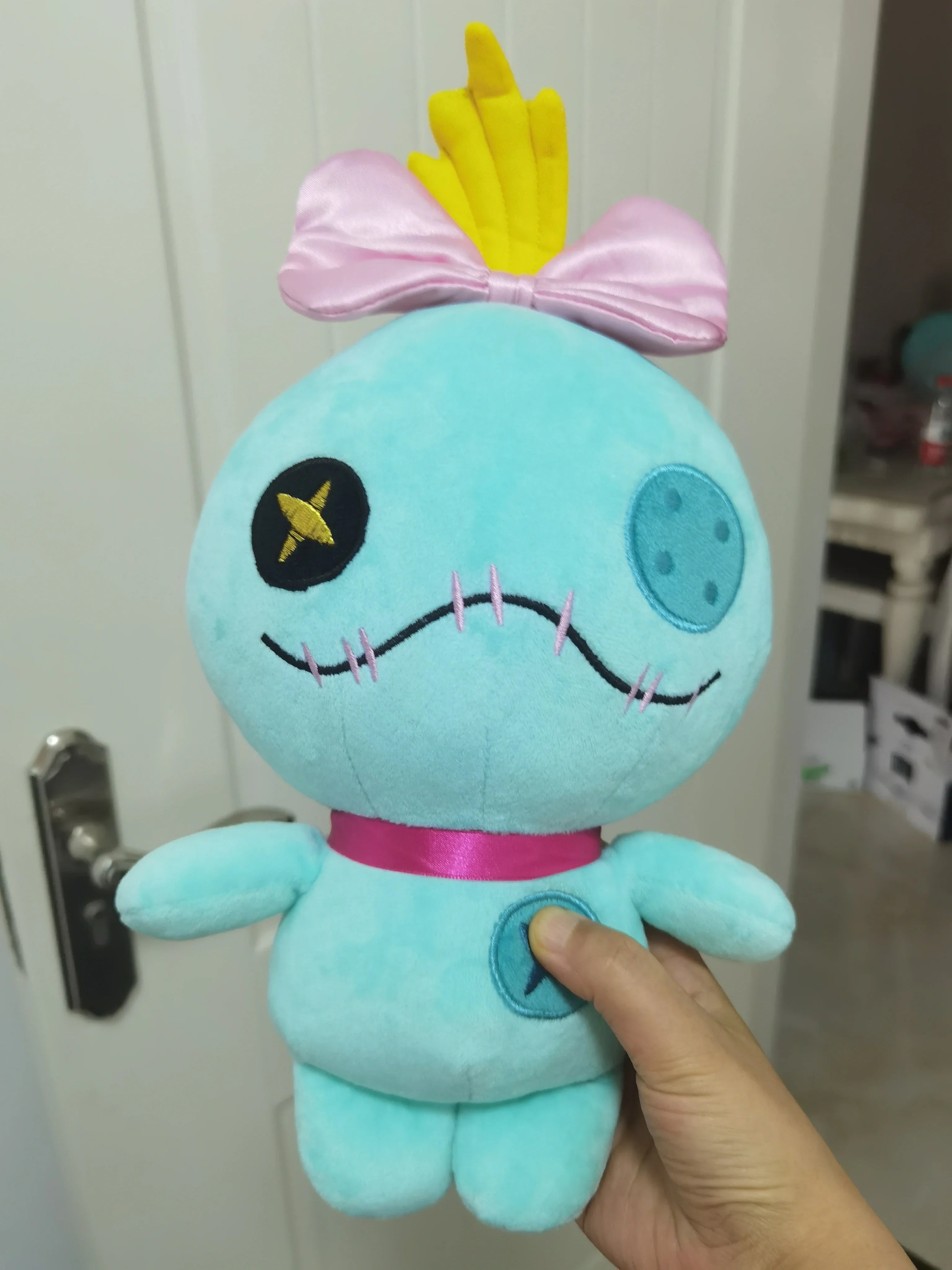 Hot Disney Cartoon Blue Pink Stitch Plush Dolls Anime Toys Lilo and Stitch Stich Plush Stuffed Toys Christmas Gifts for Kids
