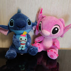 Hot Disney Cartoon Blue Pink Stitch Plush Dolls Anime Toys Lilo and Stitch Stich Plush Stuffed Toys Christmas Gifts for Kids