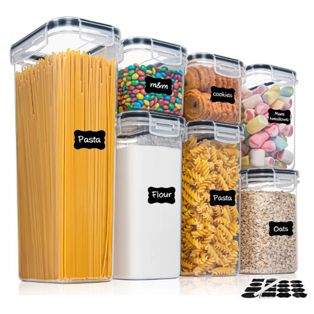 Kit Completo 7 Potes Herméticos