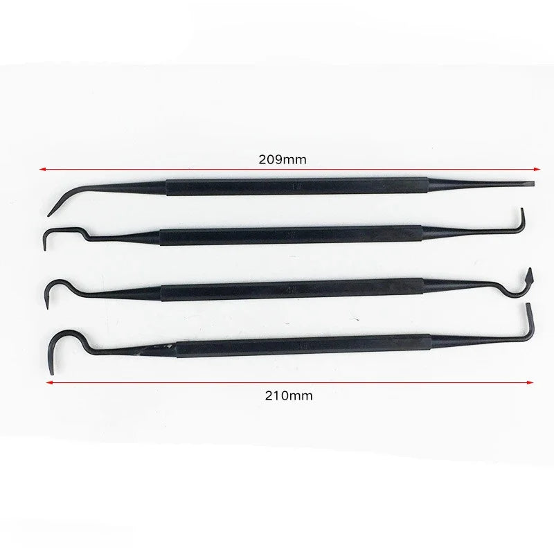 Cleaning Tool Double-end Steel Wire Brush & Nylon Pick Set Universal Hunting Gun Cleaning Kit Tactical Rifle Gu