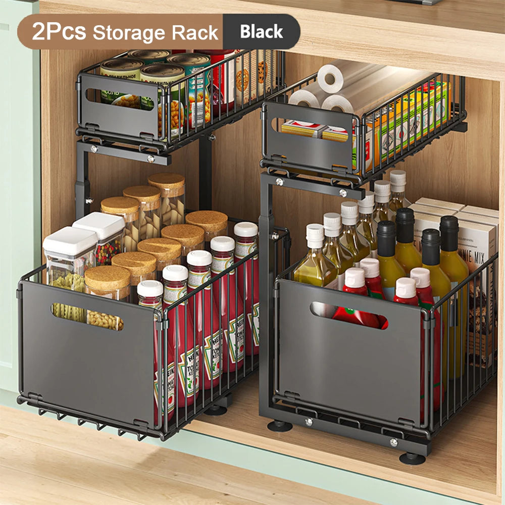 Rack Organizador Deslizante 2 Andares