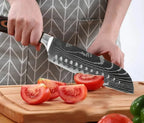 Conjunto de Facas Profissionais Damascus Chef’s Knife