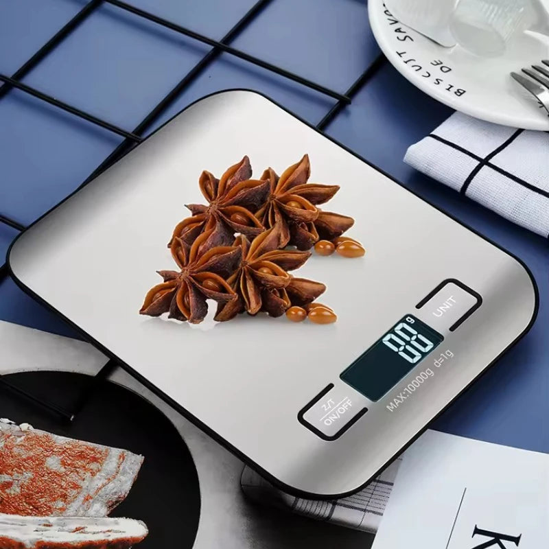 Balança Digital de Cozinha em Aço