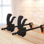 Woodworking Clamp F Hard Quick Release Ratchet Speed Squeeze Clip Kit Long Carpenter Set Nylon Gadget Work Bar Hand Tool 4inch