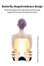 Memory Foam Lumbar Back Cushion for Car Office Gaming Chairs and Postpartum Waist Support Multi Functional Pain Relief Pillow