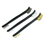Cleaning Tool Double-end Steel Wire Brush & Nylon Pick Set Universal Hunting Gun Cleaning Kit Tactical Rifle Gu
