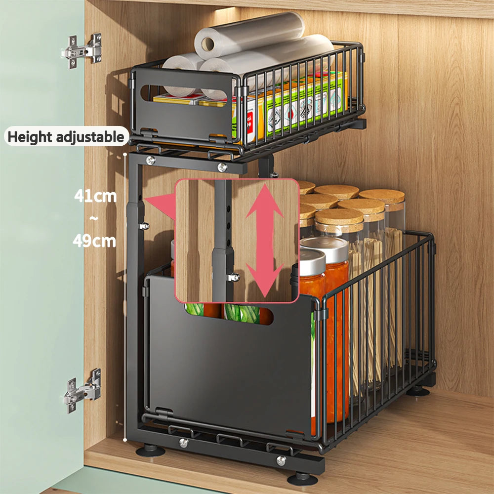 Rack Organizador Deslizante 2 Andares
