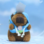 Cute Capybara Plush Toy Hoodie with Wings Simulation Doll Small Size Stuffed Animals Anime Fluffty Toy Birthday Party