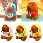 Cute Capybara Plush Toy Hoodie with Wings Simulation Doll Small Size Stuffed Animals Anime Fluffty Toy Birthday Party