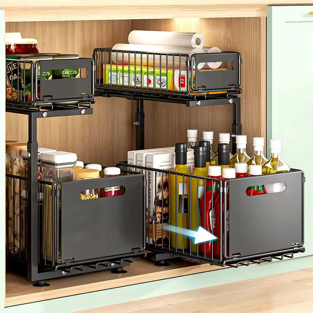 Rack Organizador Deslizante 2 Andares