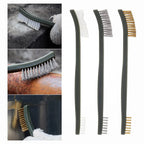Cleaning Tool Double-end Steel Wire Brush & Nylon Pick Set Universal Hunting Gun Cleaning Kit Tactical Rifle Gu