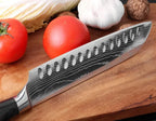 Conjunto de Facas Profissionais Damascus Chef’s Knife