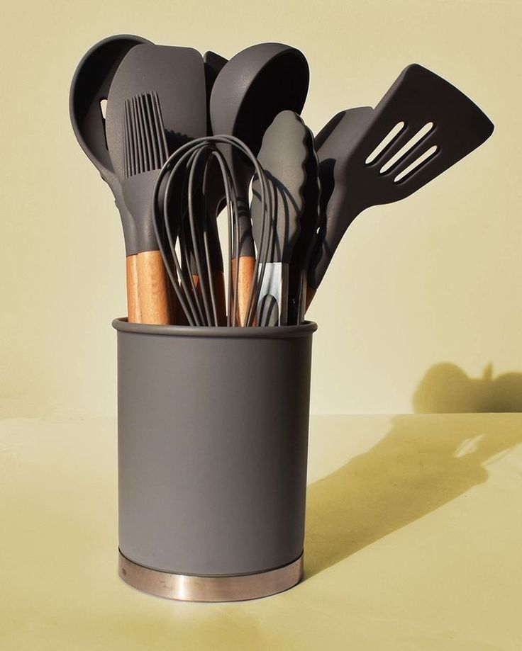 Kit Utensílios Moderno 12 Peças Essenciais