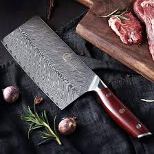 Conjunto de Facas Profissionais Damascus Chef’s Knife